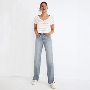 Madewell - The Perfect Vintage Straight Jean Applefield Wash: Side-Slit Edition